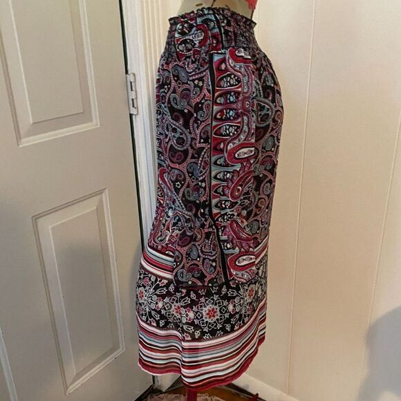 Charoltte Russe Boho Paisley Off the Shoulder Tunic Top Size XS - Picture 2 of 6